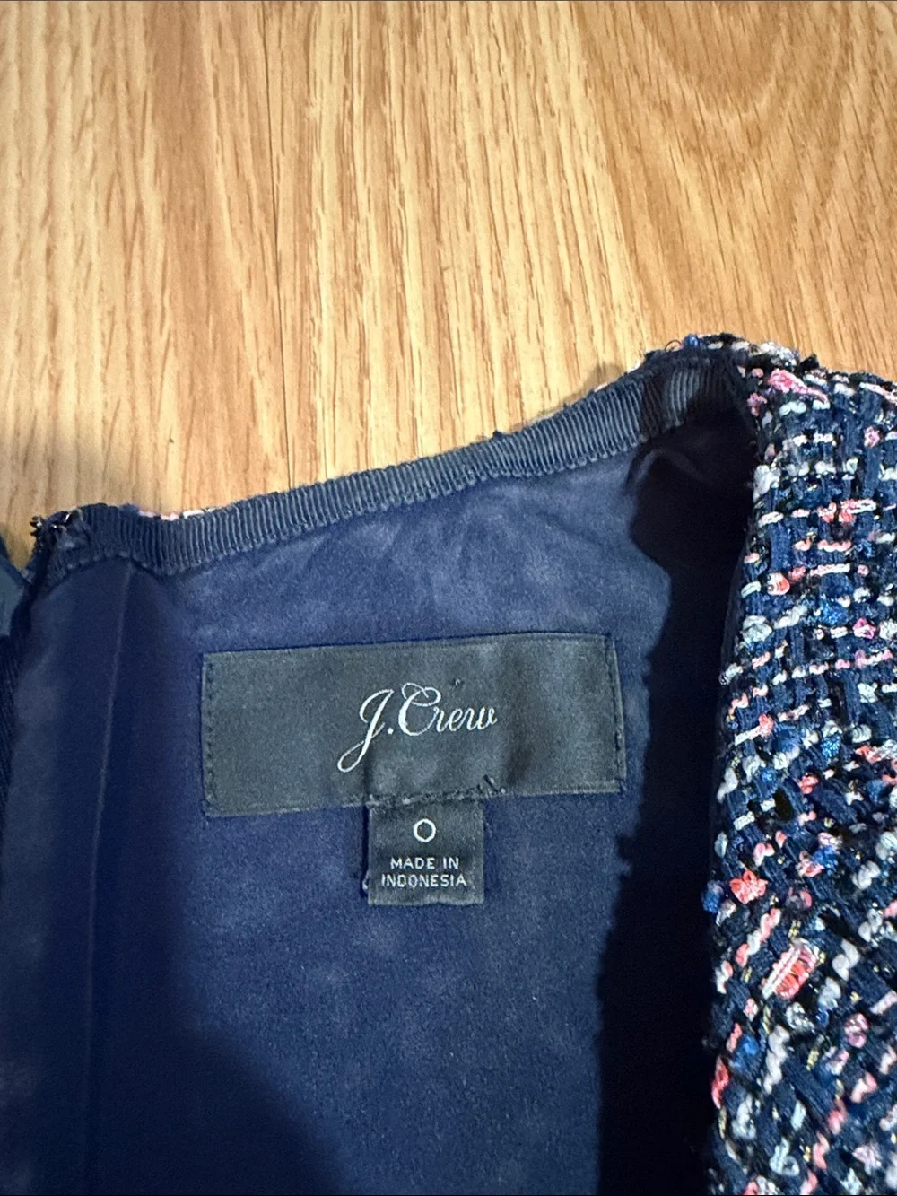 J.Crew A-Line Tweed Sleeveless Dress Size 0